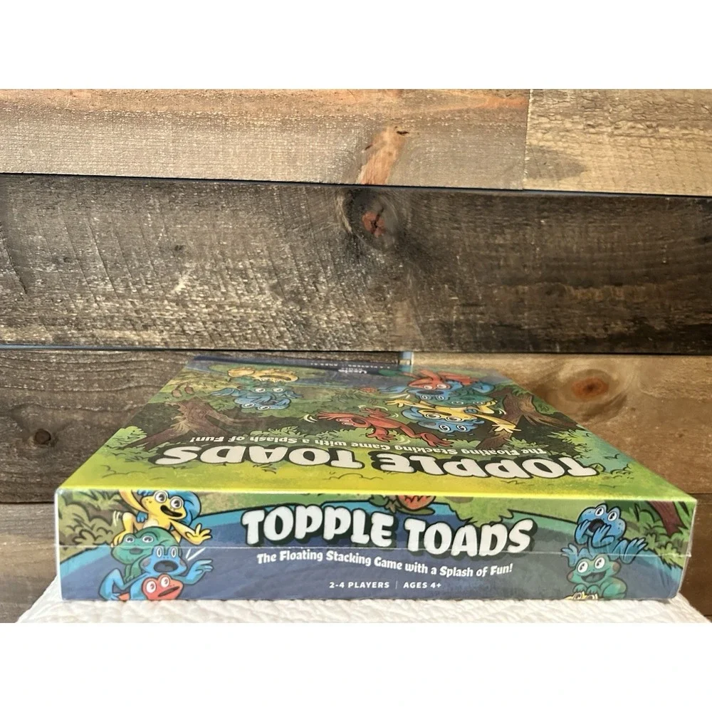Topple Toads Floating‎ Stacking Family Game Stack Frogs On Lilypad Ages 4+ NEW